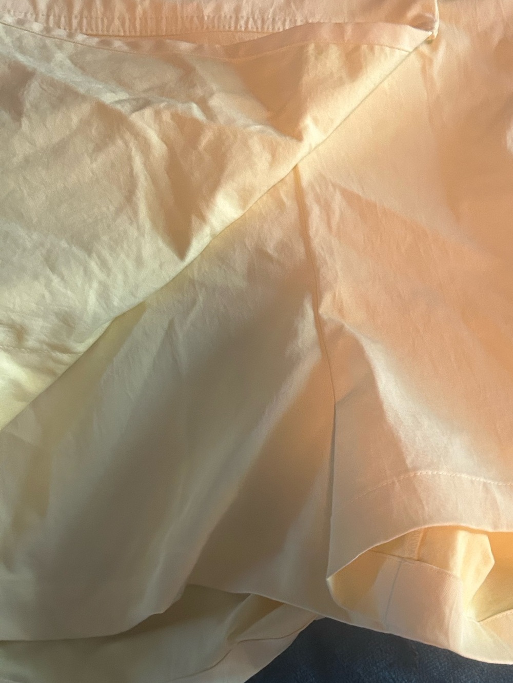 Nike Yellow Bed Sheet with Navy Accent